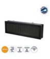GLOBOSTAR® DISPLAY 90319 Κυλιόμενη Ψηφιακή Επιγραφή 64x16cm P10 Διπλής Όψης LED AC 220-240V Αδιάβροχο IP65 Πορτοκαλί - WiFi Control μέσω FK APP - Αισθητήρας Θερμοκρασίας & Υγρασίας - Μ70.5 x Π11 x Υ22.5cm - 2 Χρόνια Εγγύηση